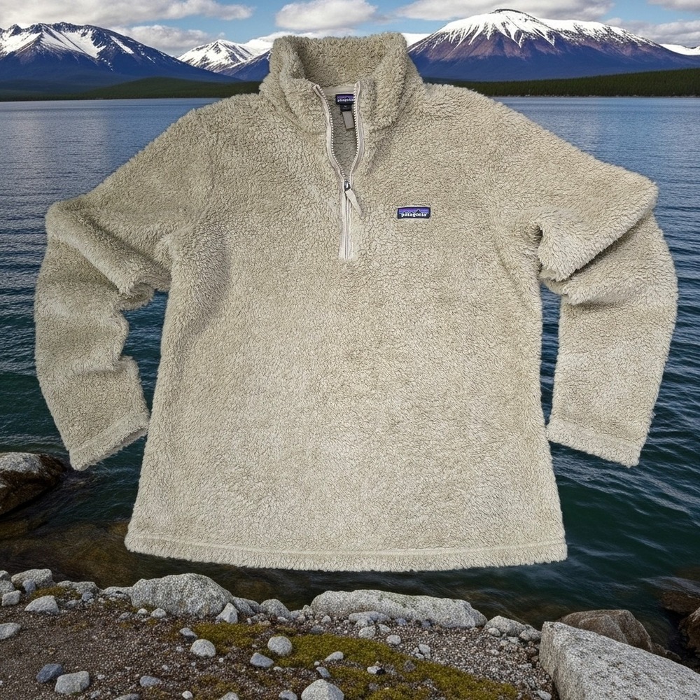 Patagonia Women XL 1/4 Zip Fleece Pullover Cozy Soft‎ Winter Layer